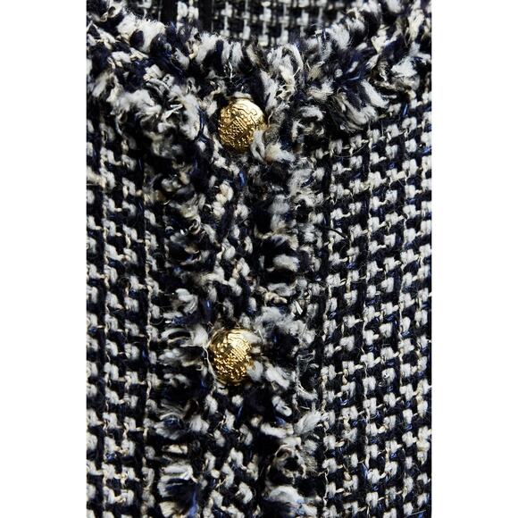 RARE!!! ZARA Gray Wool-blend Mini Dress NWT - Picture 10 of 12